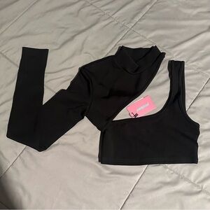 NWT Edikted Asymmetric Cut Out Top XS